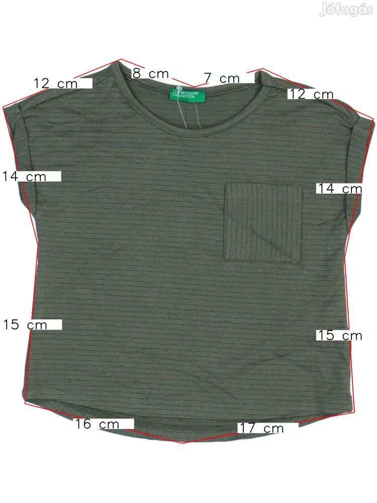 Benetton Új (címkés) Lány Póló (Méret: 86)