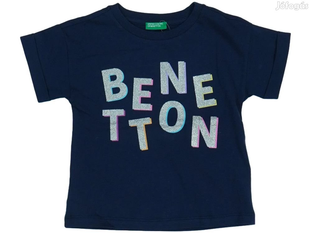 Benetton Új (címkés) Lány Póló (Méret: 86)