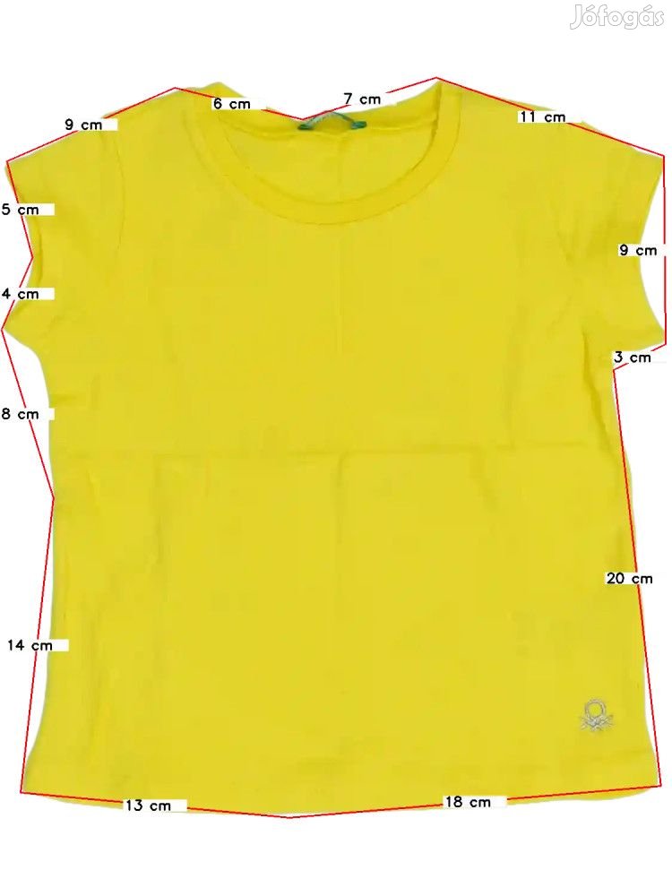 Benetton Új (címkés) Lány Póló (Méret: 86)