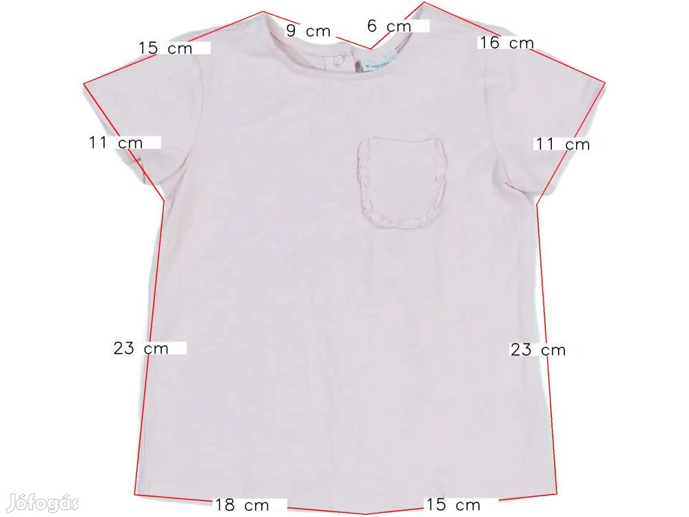 Benetton Új (címkés) Lány Póló (Méret: 92)