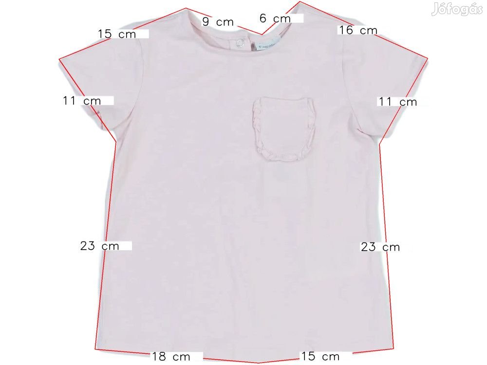 Benetton Új (címkés) Lány Póló (Méret: 92)