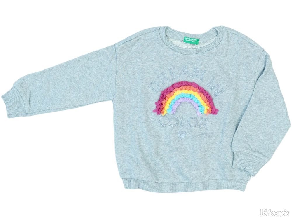 Benetton Új (címkés) Lány Pulóver (Méret: 104)