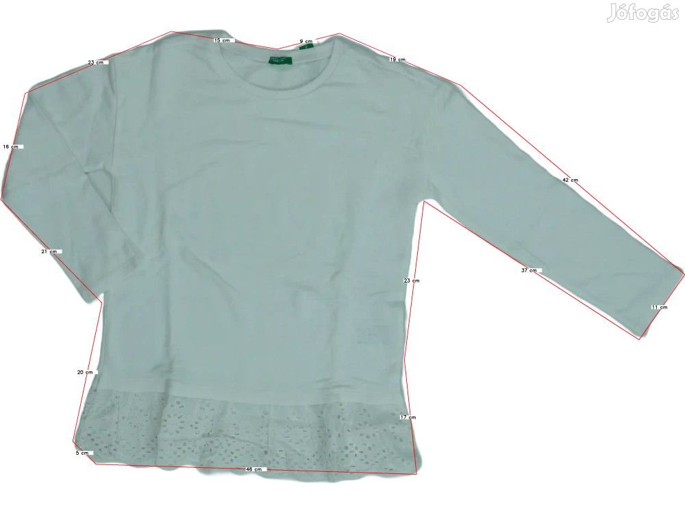 Benetton Új (címkés) Lány Pulóver (Méret: 134)