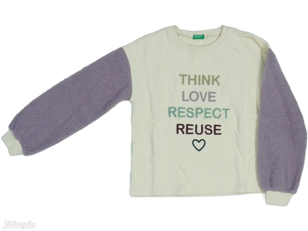 Benetton Új címkés Lány Pulóver Méret 152