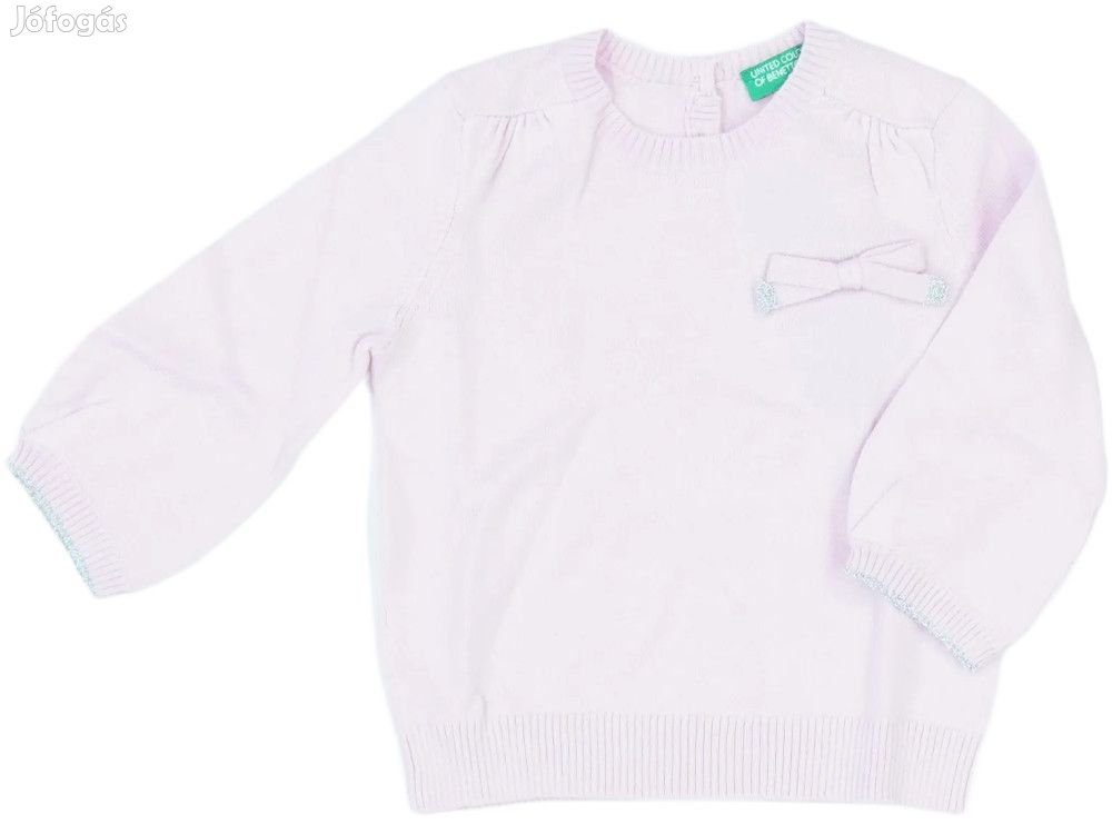 Benetton Új (címkés) Lány Pulóver (Méret: 68)