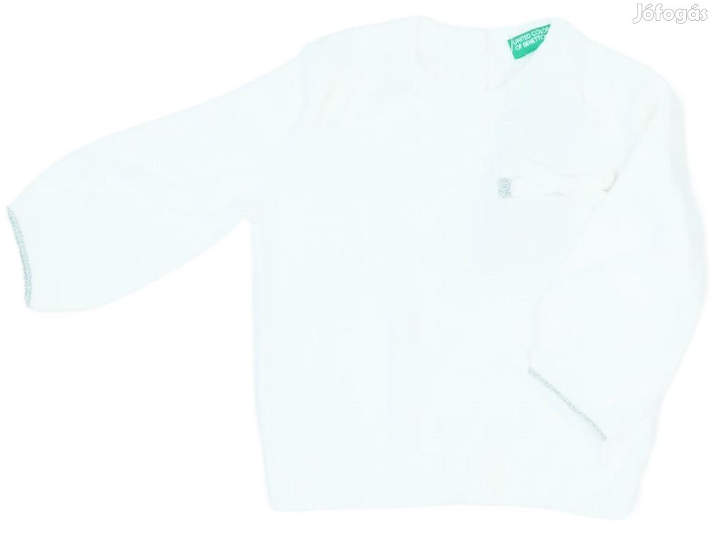 Benetton Új (címkés) Lány Pulóver (Méret: 74)