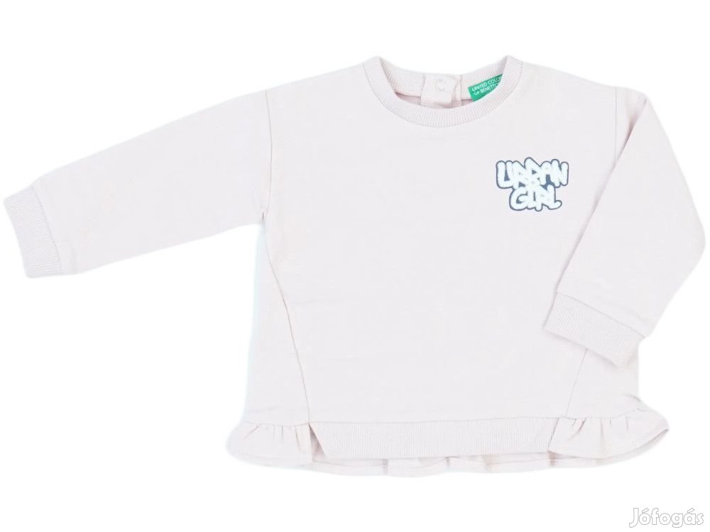 Benetton Új (címkés) Lány Pulóver (Méret: 80)