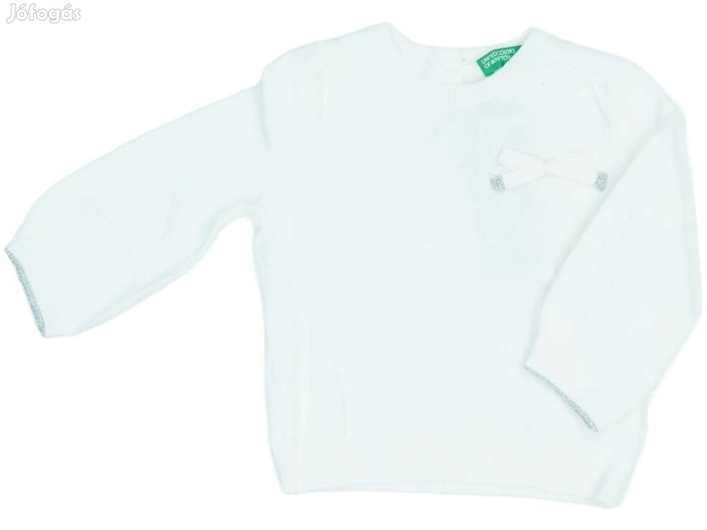 Benetton Új címkés Lány Pulóver Méret 80