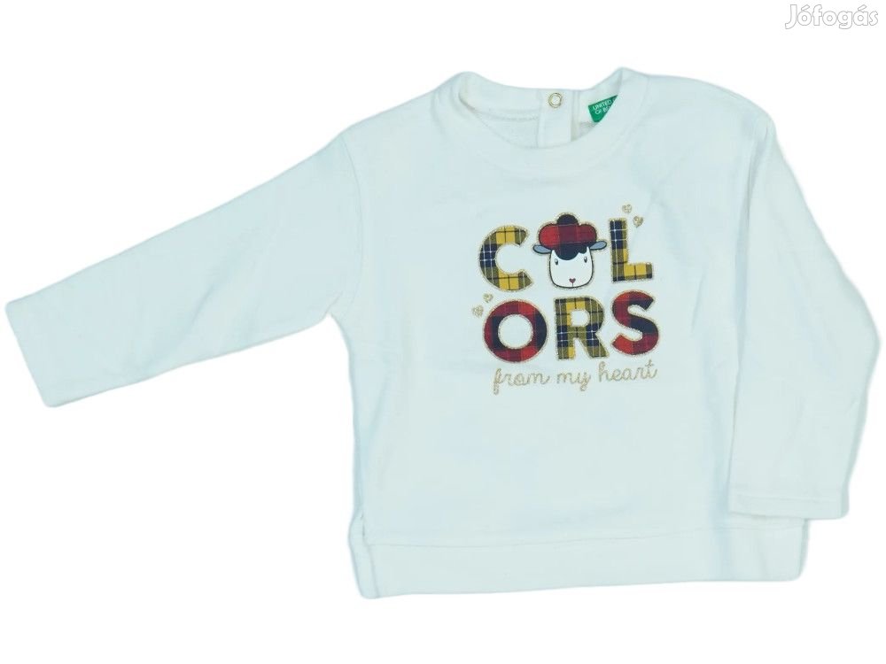 Benetton Új címkés Lány Pulóver Méret 86