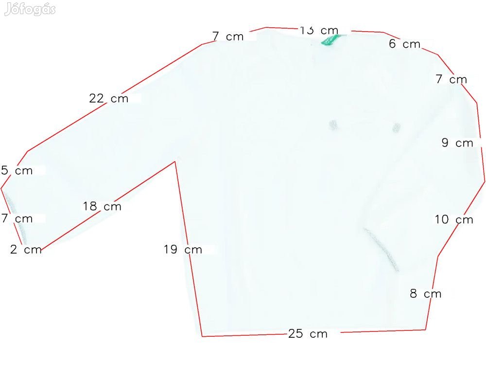 Benetton Új (címkés) Lány Pulóver (Méret: 86)