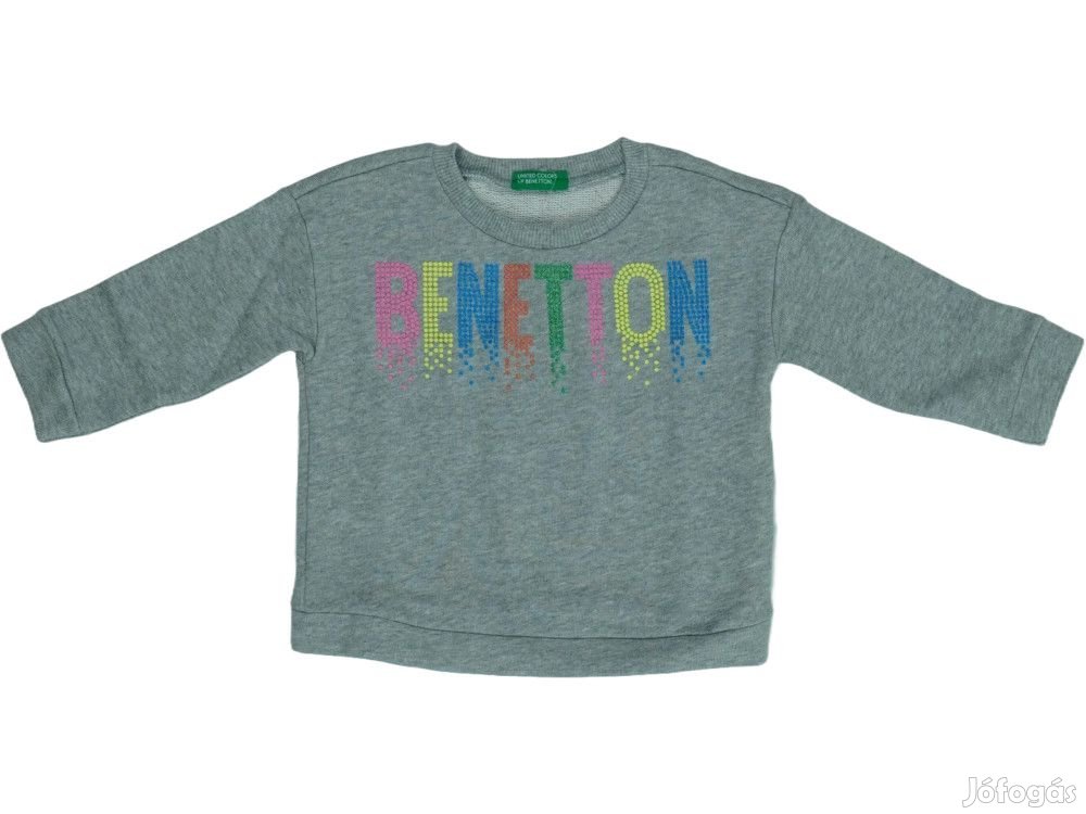 Benetton Új (címkés) Lány Pulóver (Méret: 86)