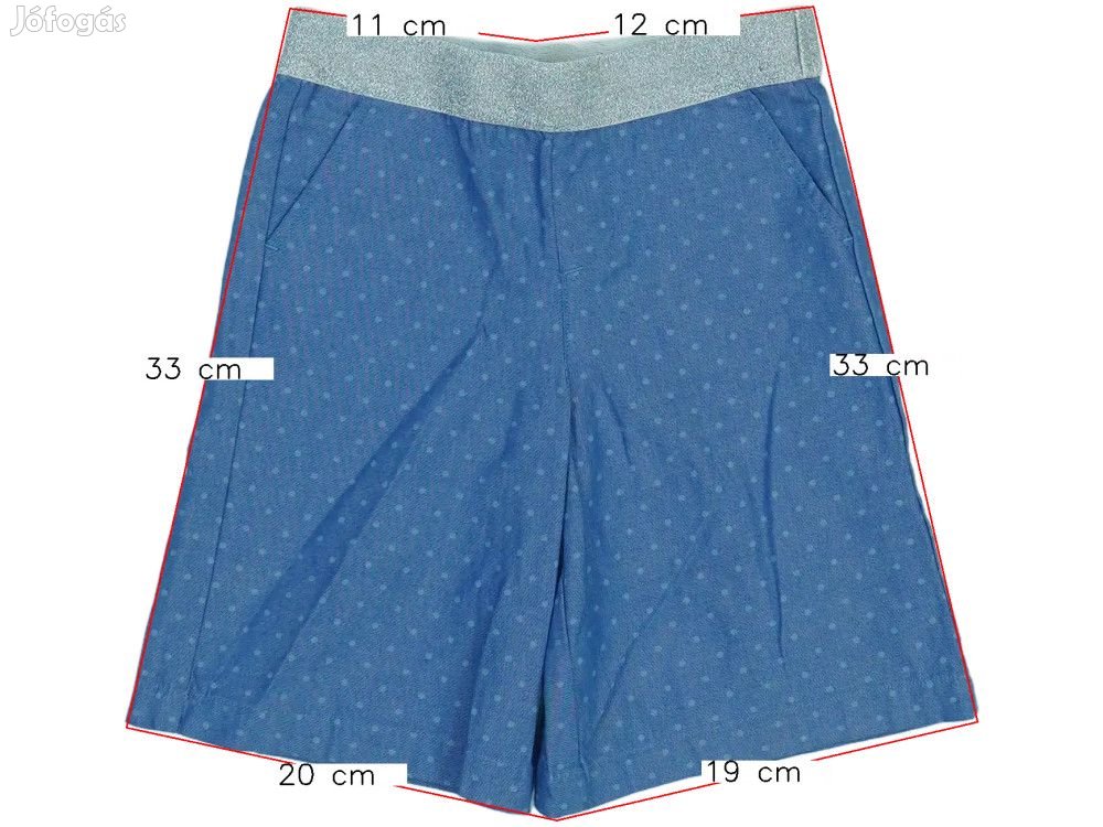 Benetton Új (címkés) Lány Rövidnadrág (Méret: 80)