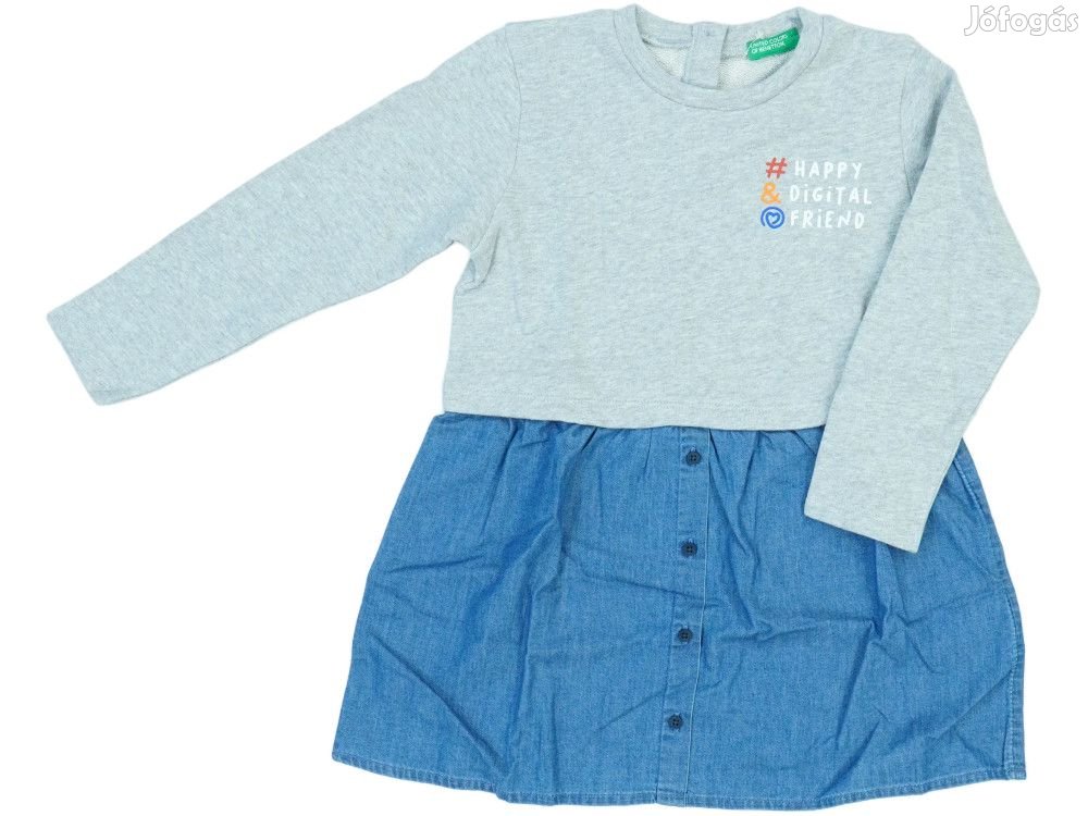 Benetton Új (címkés) Lány Ruha (Méret: 104)