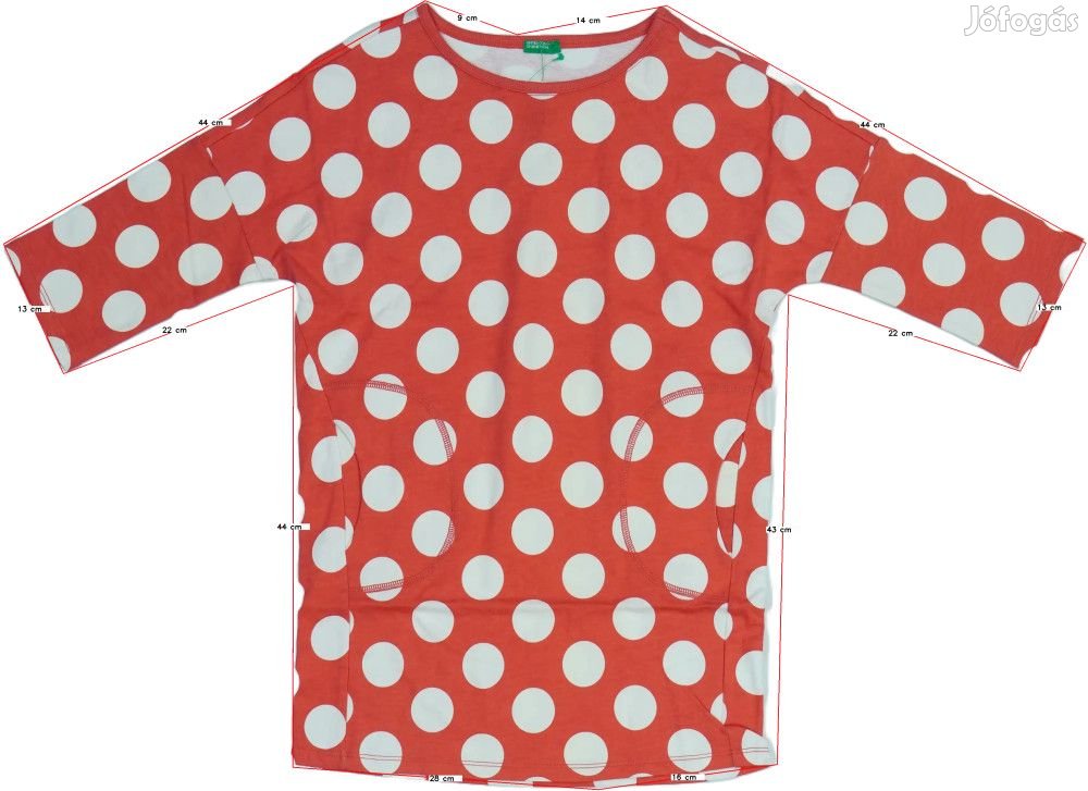 Benetton Új (címkés) Lány Ruha (Méret: 134)