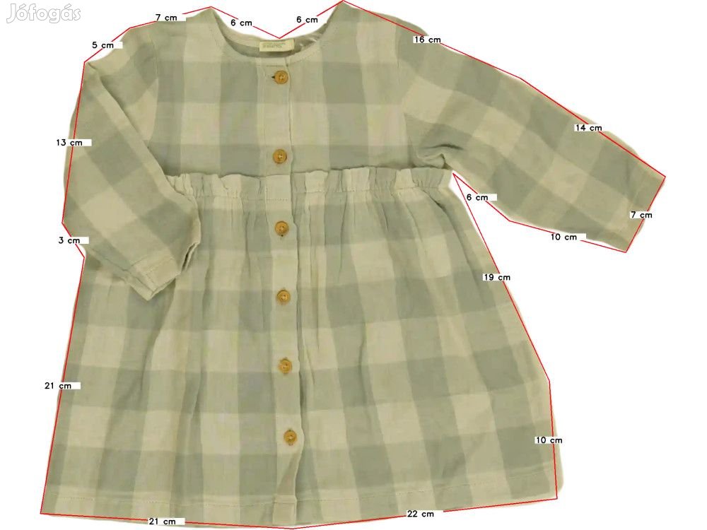 Benetton Új (címkés) Lány Ruha (Méret: 56)