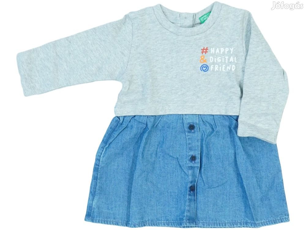 Benetton Új (címkés) Lány Ruha (Méret: 62)