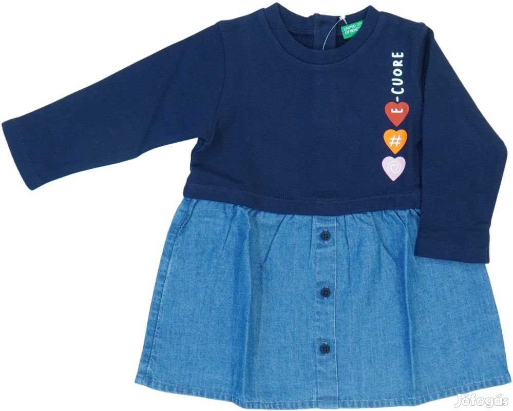 Benetton Új (címkés) Lány Ruha (Méret: 68)