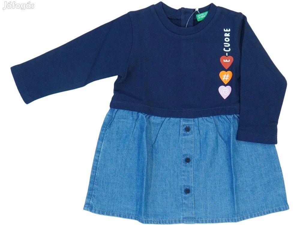 Benetton Új (címkés) Lány Ruha (Méret: 68)