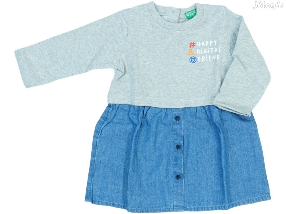 Benetton Új (címkés) Lány Ruha (Méret: 68)
