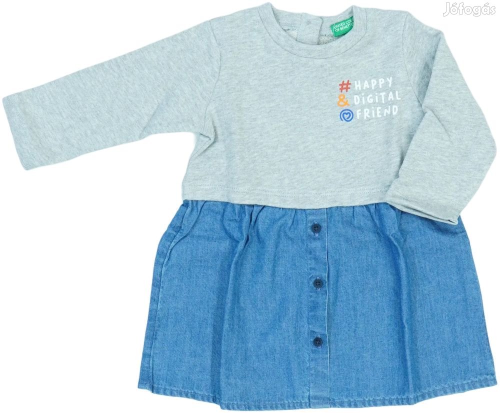 Benetton Új (címkés) Lány Ruha (Méret: 68)