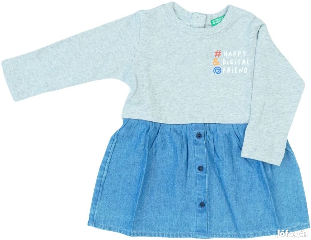 Benetton Új (címkés) Lány Ruha (Méret: 74)