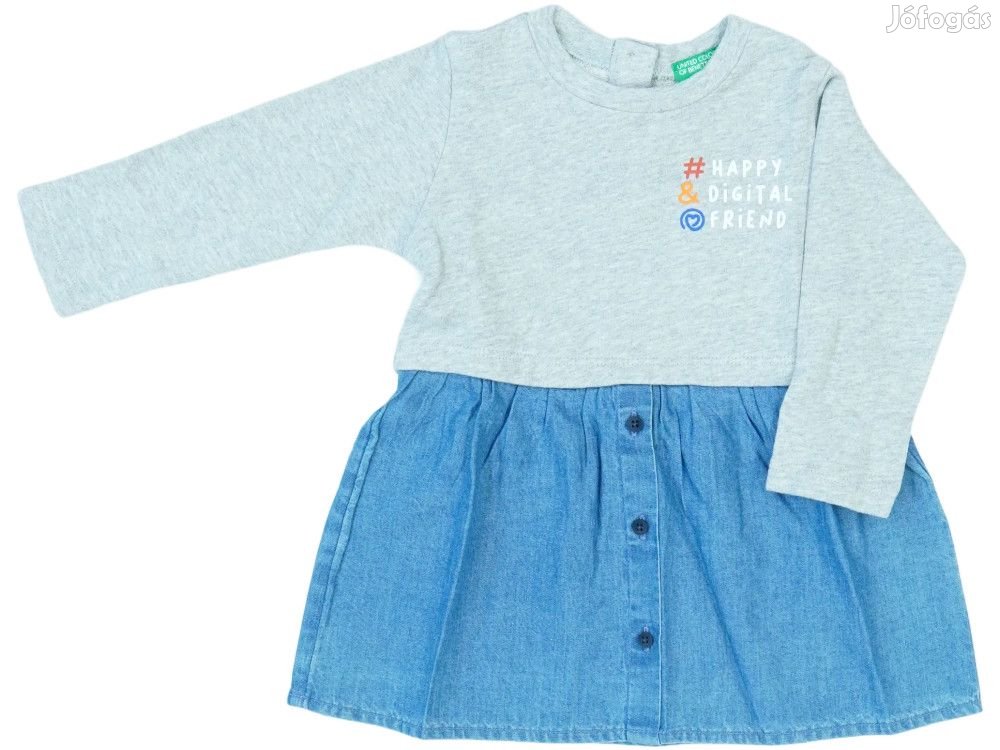 Benetton Új (címkés) Lány Ruha (Méret: 74)