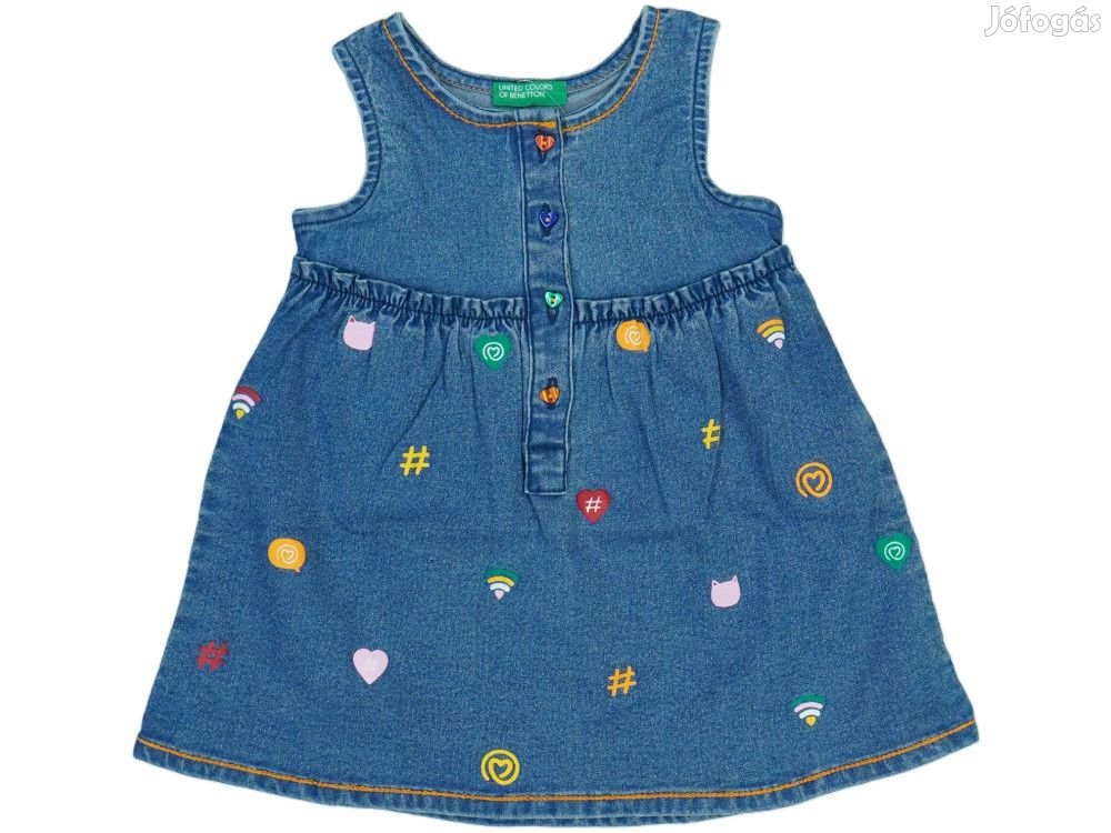 Benetton Új (címkés) Lány Ruha (Méret: 80)