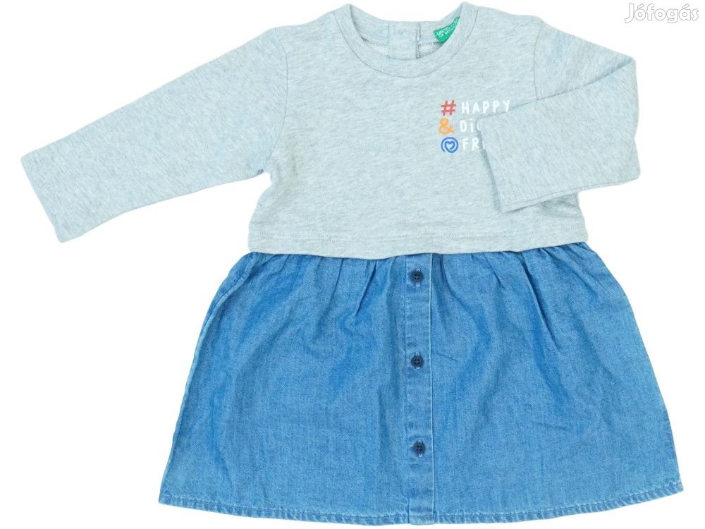 Benetton Új (címkés) Lány Ruha (Méret: 86)