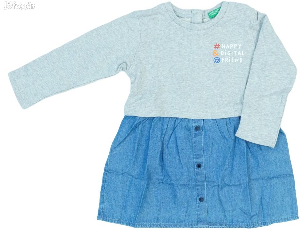 Benetton Új (címkés) Lány Ruha (Méret: 86)