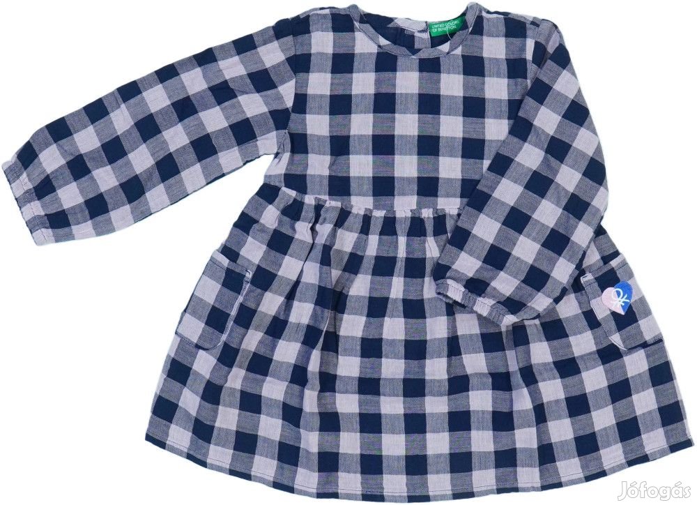 Benetton Új (címkés) Lány Ruha (Méret: 86)