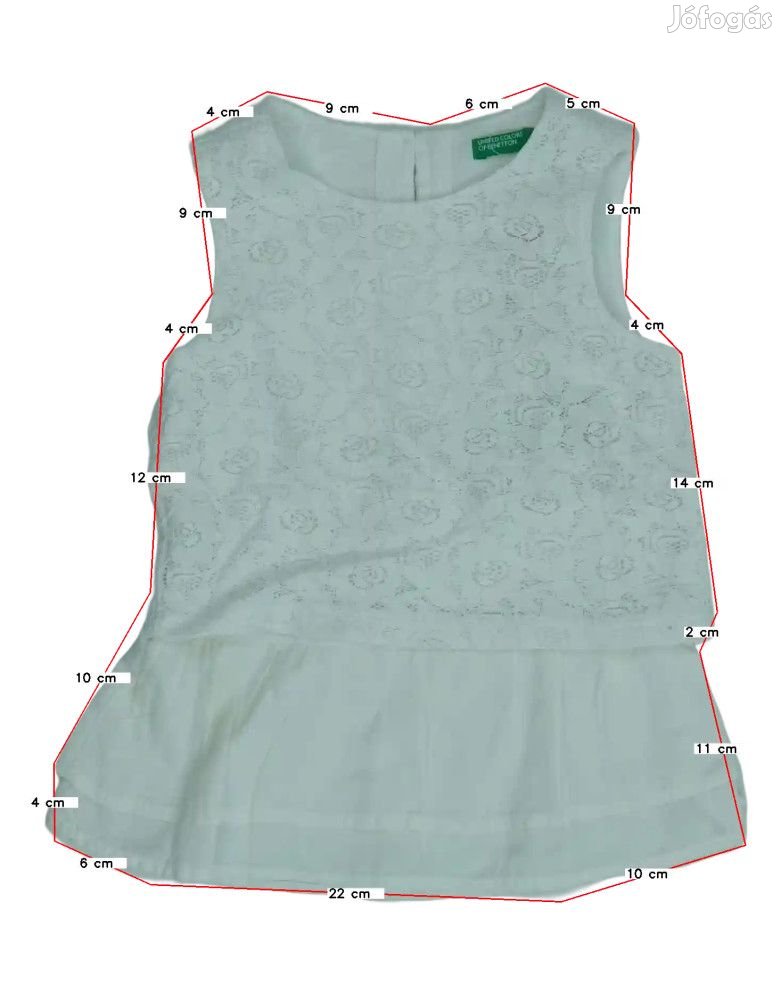 Benetton Új (címkés) Lány Ruha (Méret: 92)