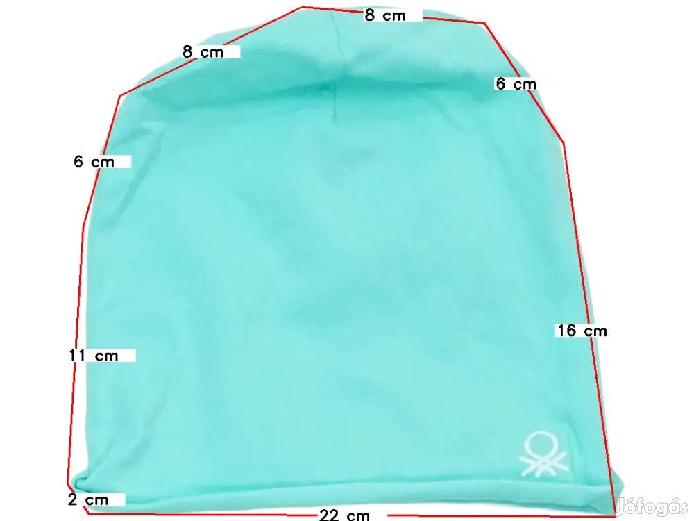 Benetton Új (címkés) Lány Sapka (Méret: 134)