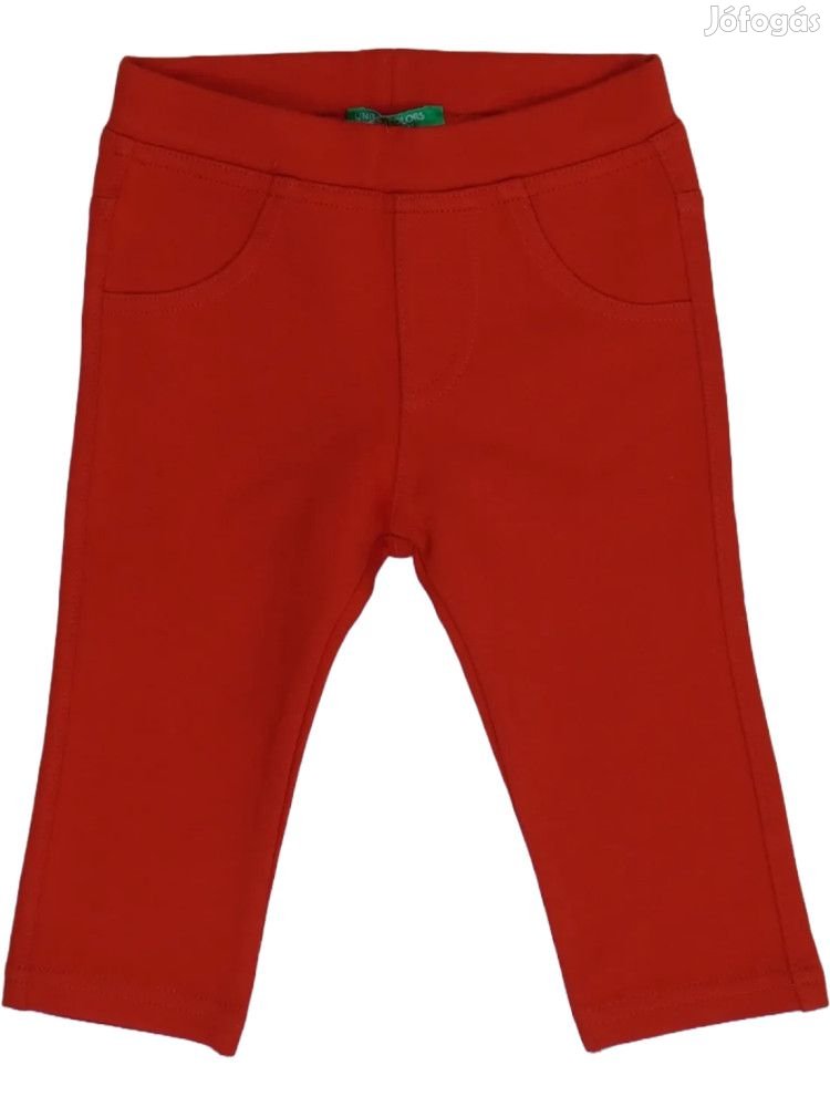 Benetton Új (címkés) Lány Stretch nadrág (Méret: 74)