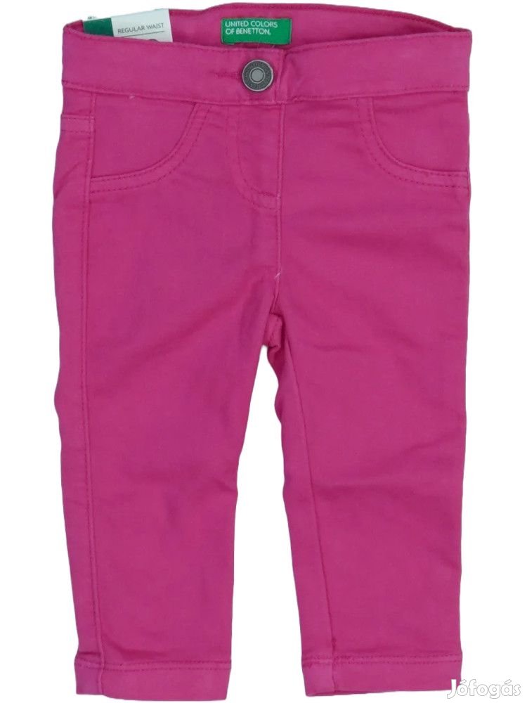 Benetton Új (címkés) Lány Stretch nadrág (Méret: 74)