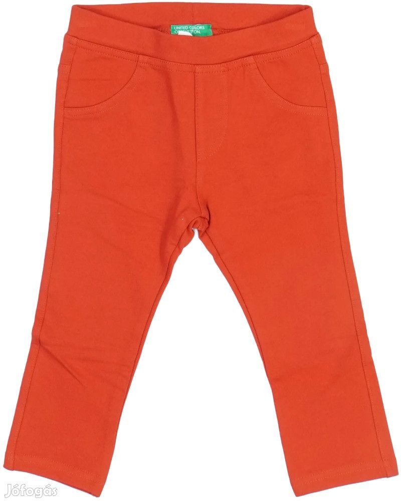 Benetton Új (címkés) Lány Stretch nadrág (Méret: 86)