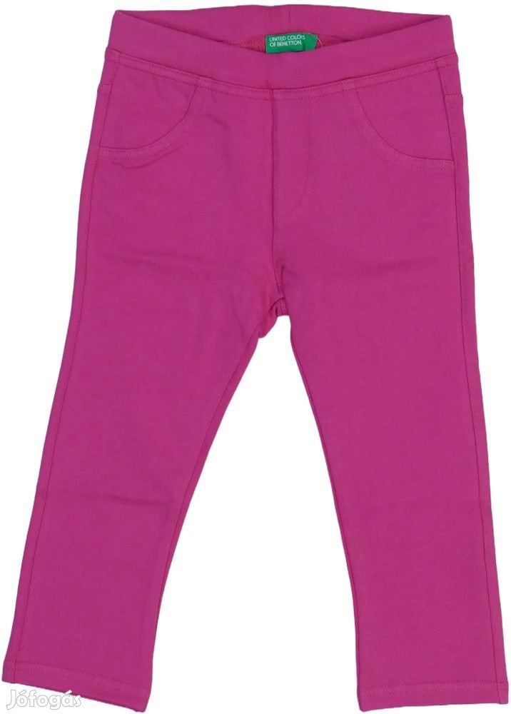 Benetton Új (címkés) Lány Stretch nadrág (Méret: 92)