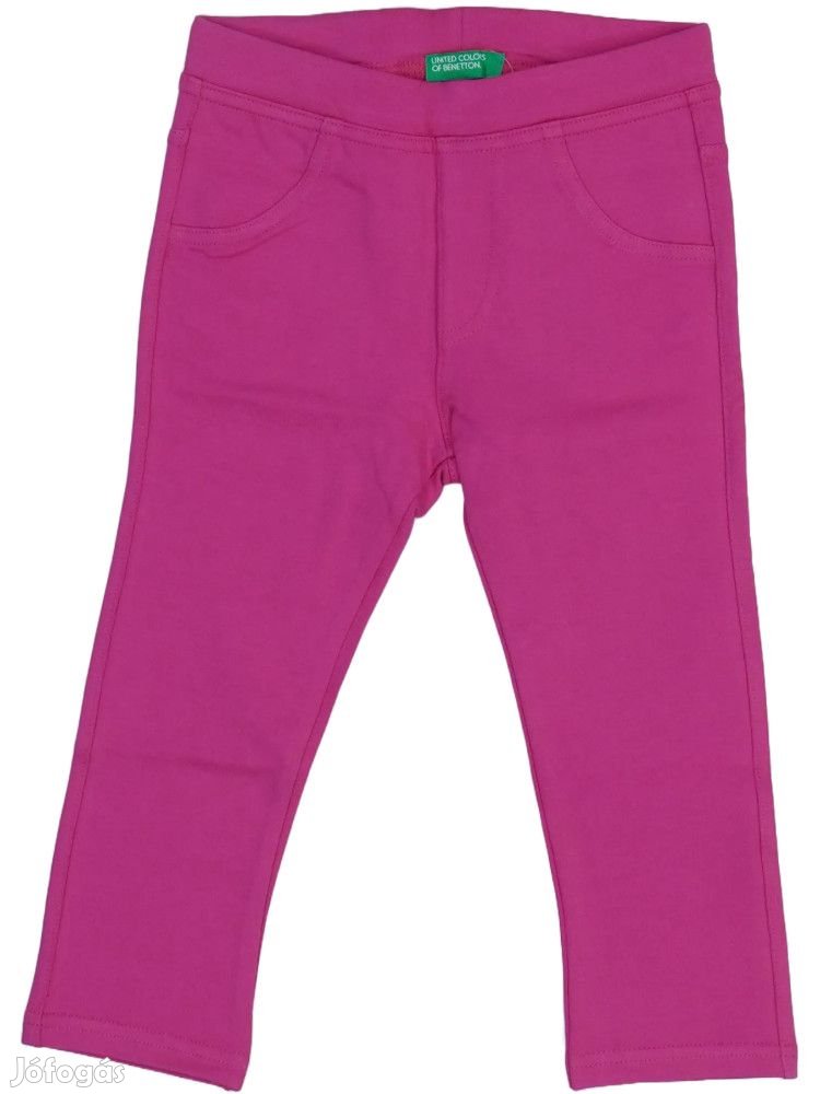 Benetton Új (címkés) Lány Stretch nadrág (Méret: 92)