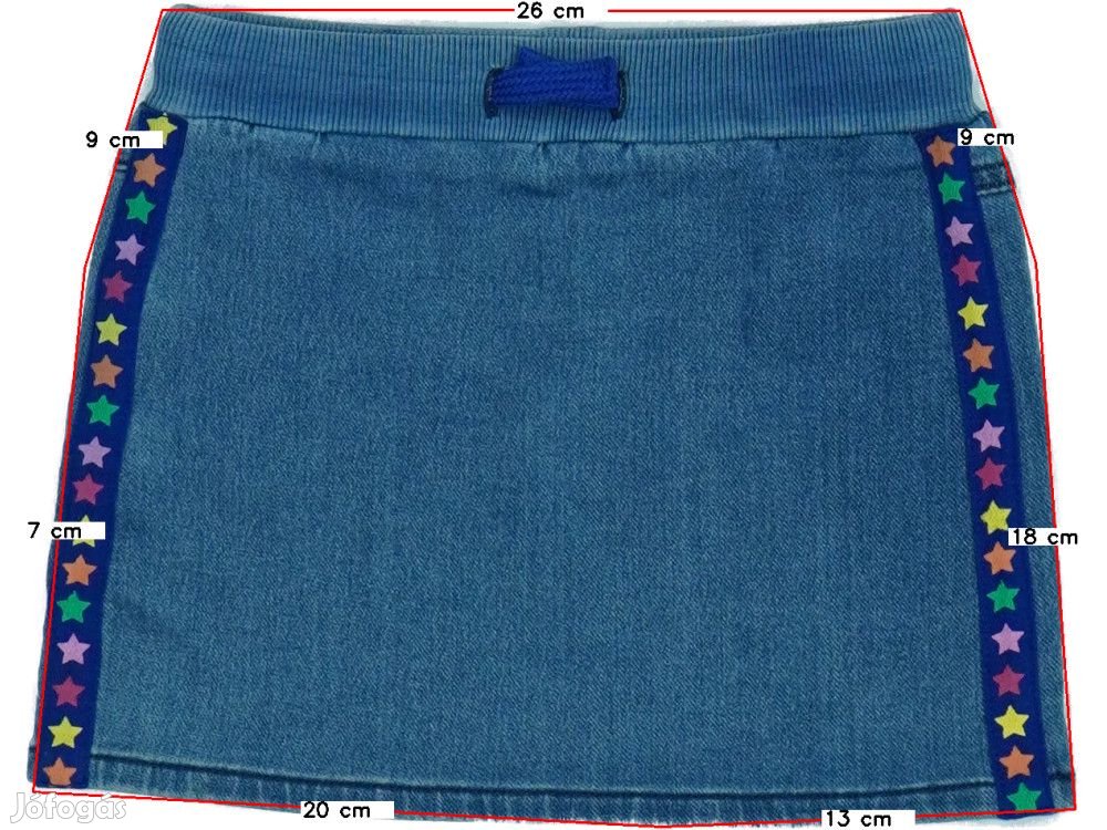 Benetton Új (címkés) Lány Szoknya (Méret: 98)