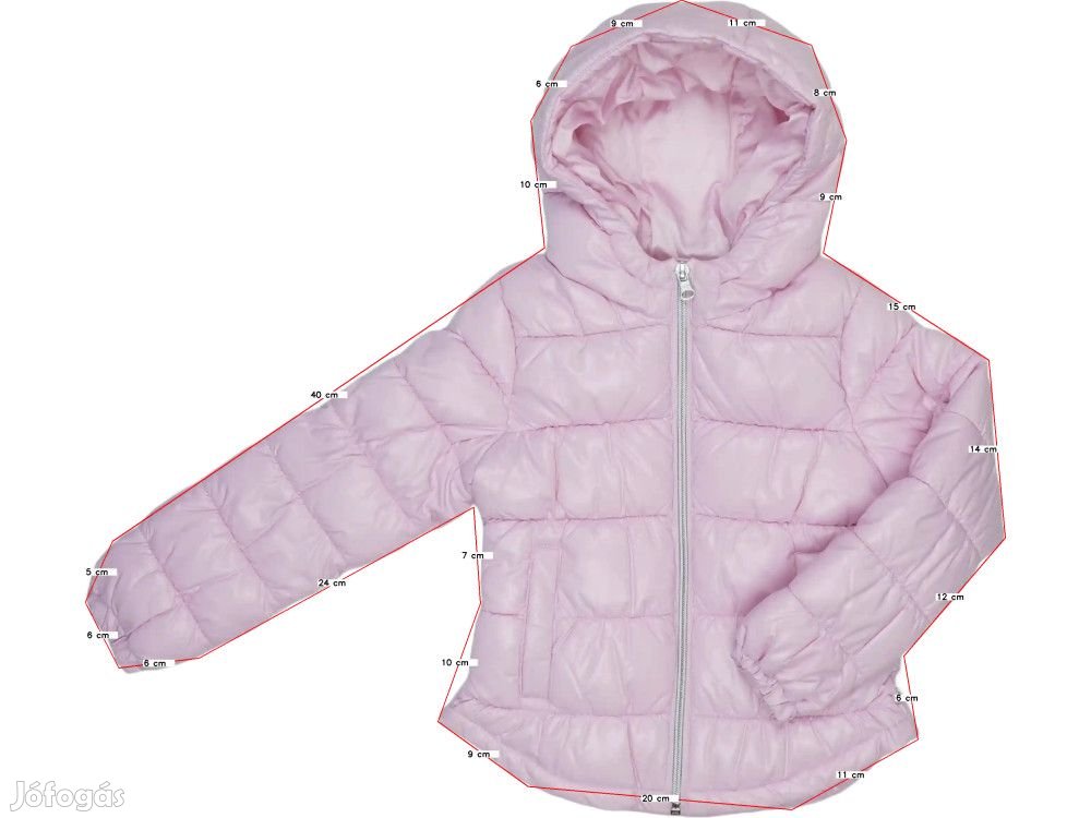 Benetton Új (címkés) Lány Télikabát (Méret: 110)