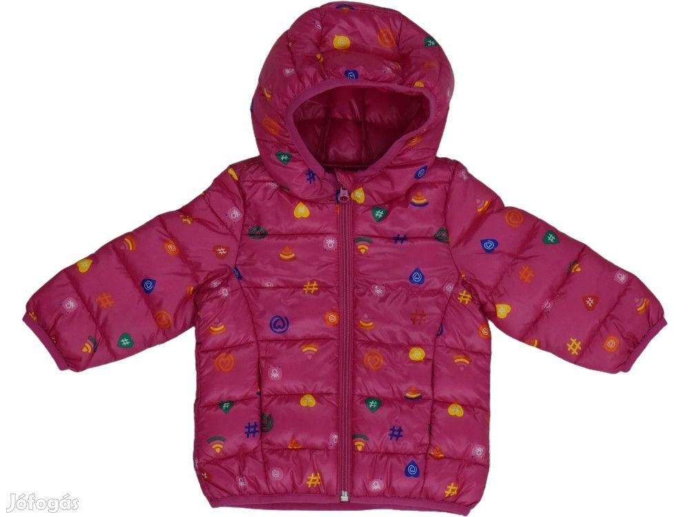 Benetton Új (címkés) Lány Télikabát (Méret: 62)