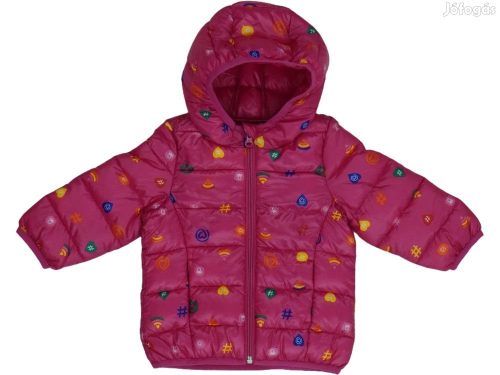 Benetton Új (címkés) Lány Télikabát (Méret: 68)