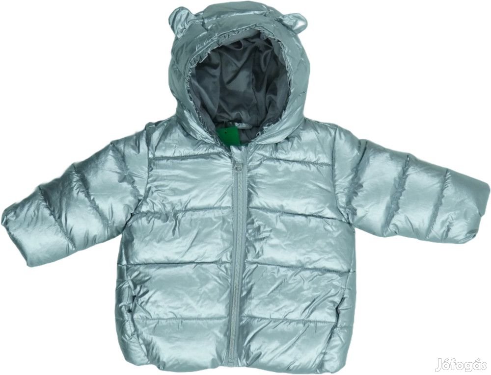 Benetton Új (címkés) Lány Télikabát (Méret: 74)