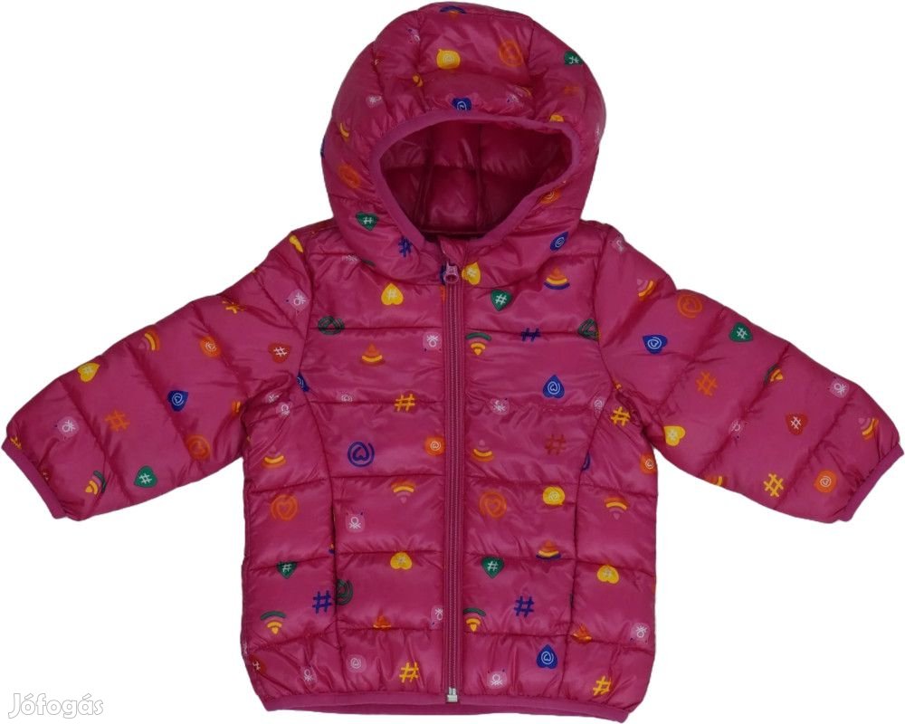 Benetton Új (címkés) Lány Télikabát (Méret: 74)