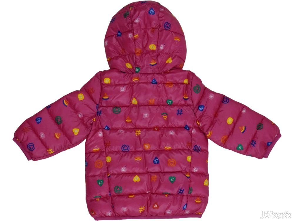 Benetton Új (címkés) Lány Télikabát (Méret: 86)
