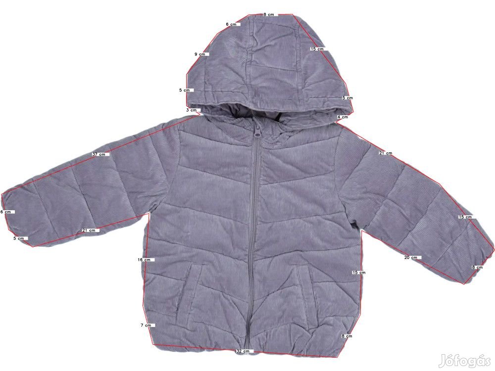 Benetton Új (címkés) Lány Télikabát (Méret: 98)