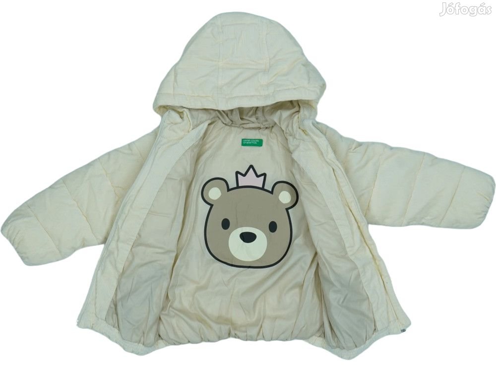 Benetton Új (címkés) Lány Télikabát (Méret: 98)