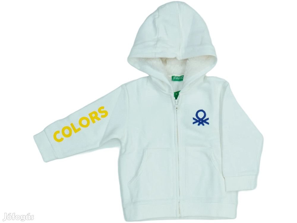 Benetton Új címkés Uniszex gyerek Kapucnis pulóver Méret 86