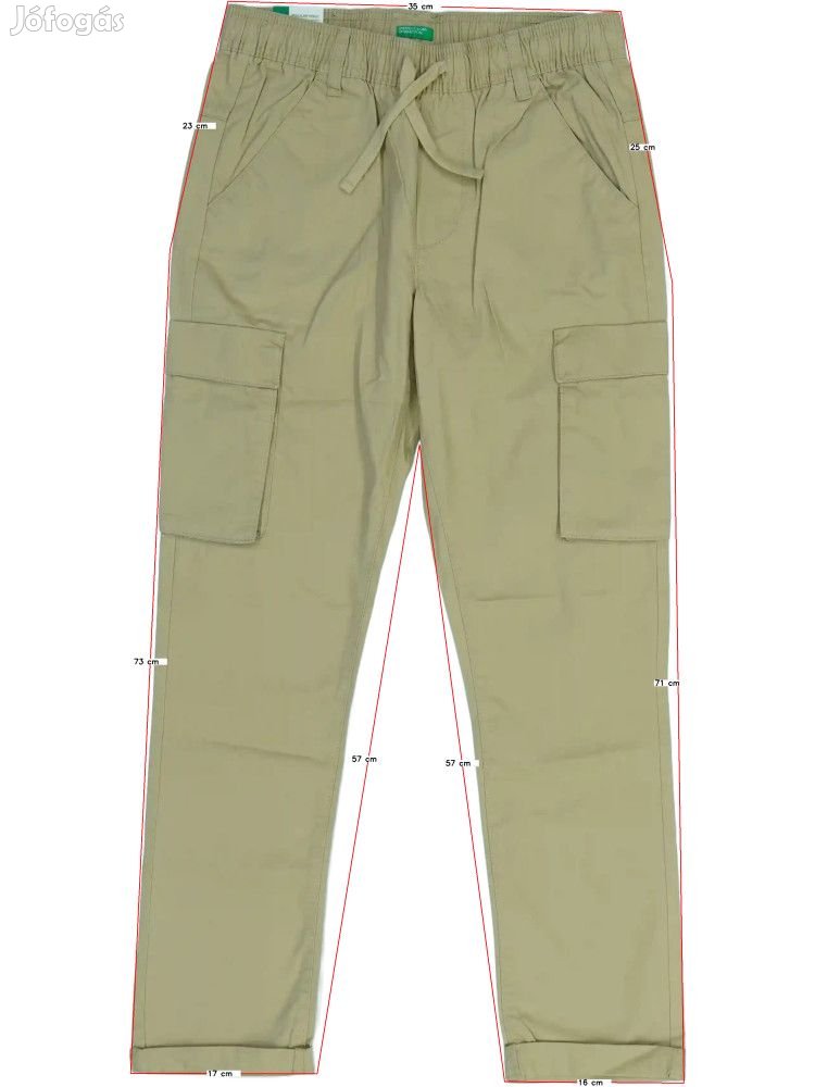 Benetton Új (hibás) Fiú Hosszúnadrág (Méret: 158)
