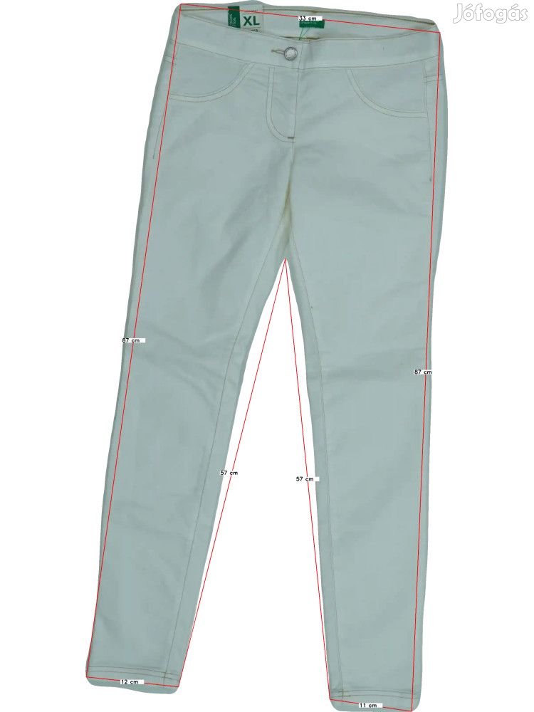 Benetton Új (hibás) Lány Farmernadrág (Méret: 170)