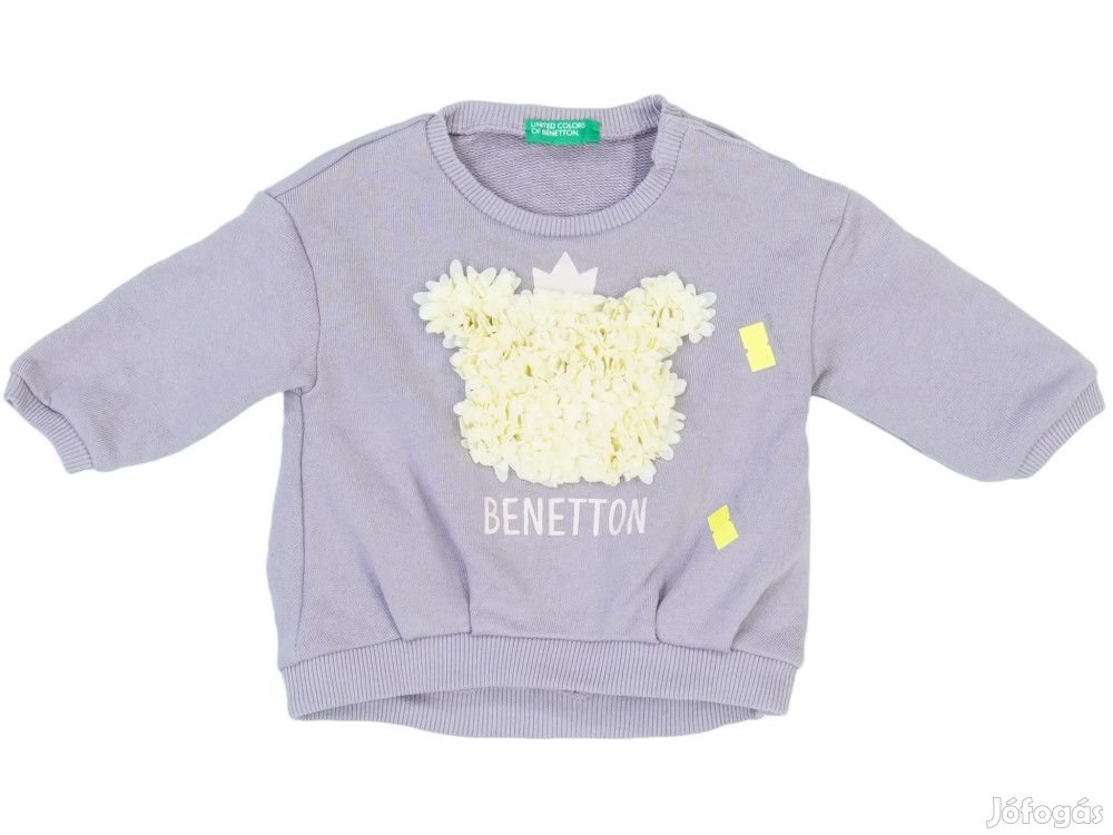 Benetton Új (hibás) Lány Pulóver (Méret: 62)